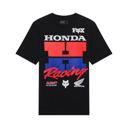 T-Shirt manches courtes Fox HONDA ENFANT - Noir Ref : FX6466 