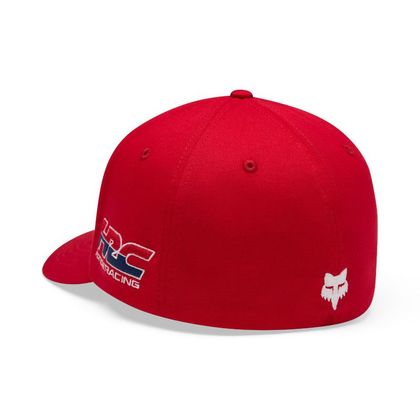 Fox HONDA FLEXFIT HAT Cap - Black / Red