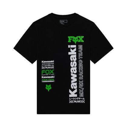 Fox KAWASAKI 195 ORIGINAL Kurzärmeliges T-Shirt - Schwarz Ref : FX6443 