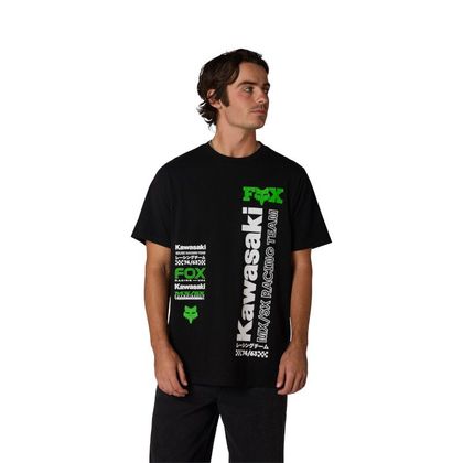 Fox KAWASAKI 195 ORIGINAL Kurzärmeliges T-Shirt - Schwarz