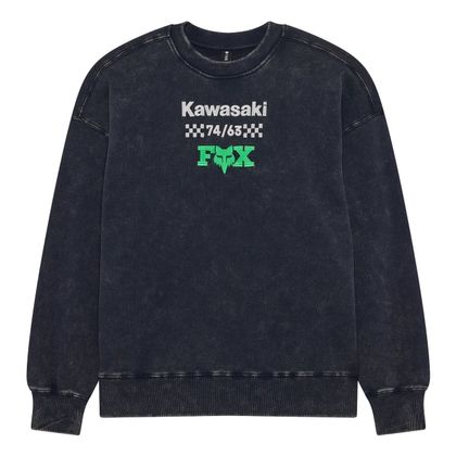 Sweat Fox KAWASAKI CREW - Bleu Ref : FX6362 