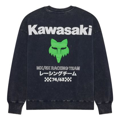 Sweat Fox KAWASAKI CREW - Bleu