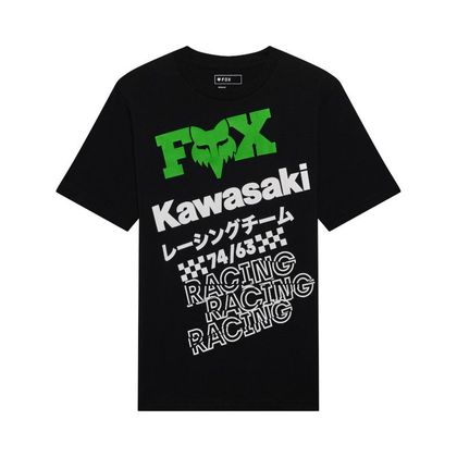 T-Shirt manches courtes Fox KAWASAKI ENFANT - Noir Ref : FX6470 