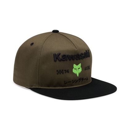 Casquette Fox KAWASAKI SNAPBACK HAT - Marron / Vert Ref : FX6398 