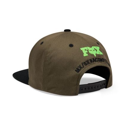 Casquette Fox KAWASAKI SNAPBACK HAT - Marron / Vert