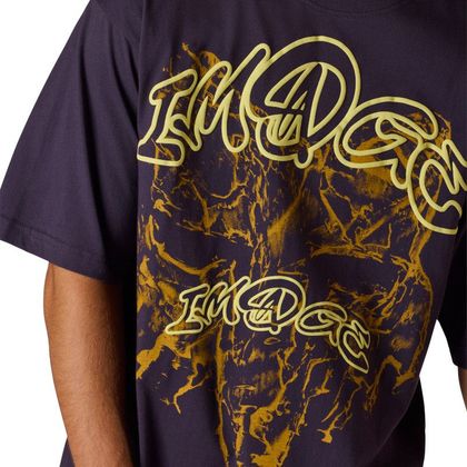 Fox IMAGE PRINT T-shirt met korte mouwen - Paars / Zwart