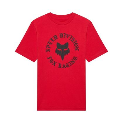 T-Shirt manches courtes Fox BADGE ENFANT - Rouge Ref : FX6462 