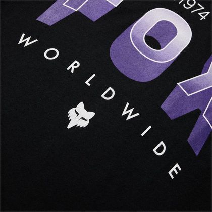 T-Shirt manches courtes Fox BLOCK ENFANT - Noir