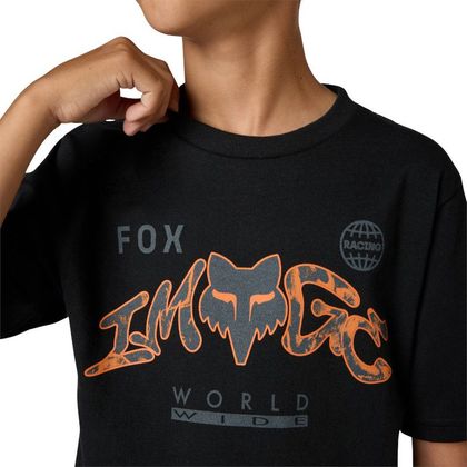 T-Shirt manches courtes Fox IMAGE PRINT ENFANT - Noir