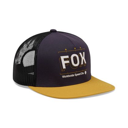 Casquette Fox IMAGE PRINT SNAPBACK TRUCKER - Noir / Jaune Ref : FX6397 