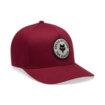 Casquette Fox BADGE FLEXFIT HAT - Rouge / Noir Ref : FX6386 