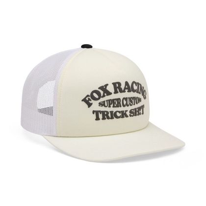 Fox TRICK MESH TRUCKER HAT Cap - White Ref : FX6401 