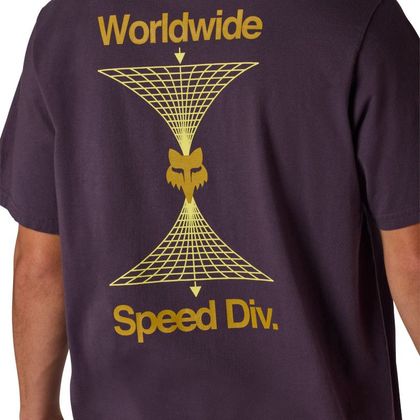 Fox IMAGE PRINT 195 ORIGINAL T-shirt met korte mouwen - Paars / Zwart