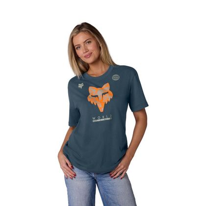 Fox IMAGE PRINT WOMEN Short-sleeved T-Shirt - Grey / Black