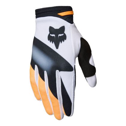 Gants cross Fox 180 NOBLE - ENFANT - Noir / Blanc Ref : FX6330 