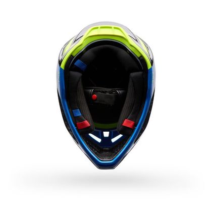 Casque cross Fox V3 RS TACTILE 2026 - Bleu / Jaune