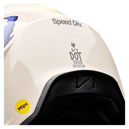 Fox V1 AWARENESS LIMITED EDITION 2026 Cross helmet - Grey