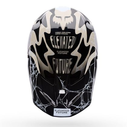 Fox V1 DIFFUSE SONDERAUSGABE 2026 Cross-Helm - Schwarz