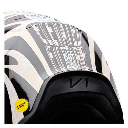 Fox V1 DIFFUSE SONDERAUSGABE 2026 Cross-Helm - Schwarz