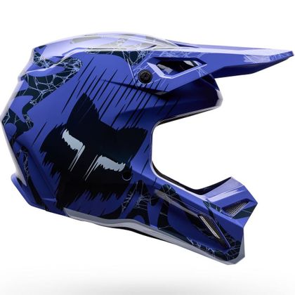 Casque cross Fox V1 - DIFFUSE - ENFANT - Violet
