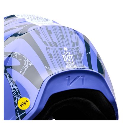 Fox V1 DIFFUSE SONDERAUSGABE 2026 Cross-Helm - Lila