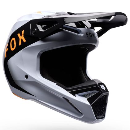 Casque cross Fox V1 NOBLE 2026 - Noir / Blanc Ref : FX6306 