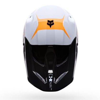 Casque cross Fox V1 NOBLE 2026 - Noir / Blanc