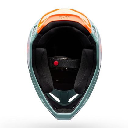 Casque cross Fox V1 IMAGE PRINT 2026 - Bleu