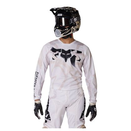 Maillot cross Fox 180 DIFFUSE EDITION SPECIALE 2026 - Noir / Blanc