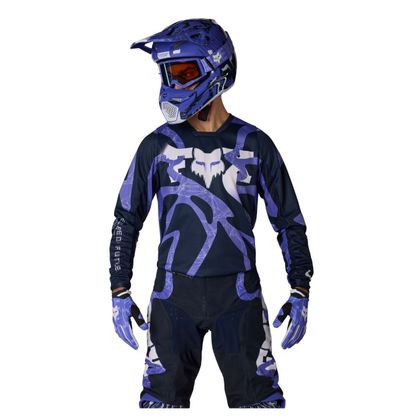 Maillot cross Fox 180 DIFFUSE EDITION SPECIALE 2026 - Bleu