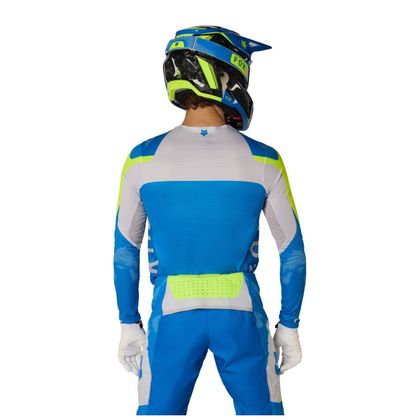 Maillot cross Fox FLEXAIR TACTILE 2026 - Bleu
