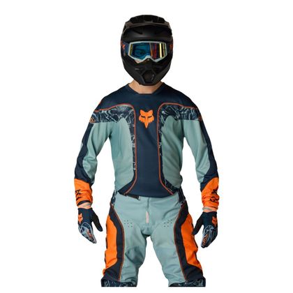 Maillot cross Fox 180 IMAGE PRINT 2026 - Bleu