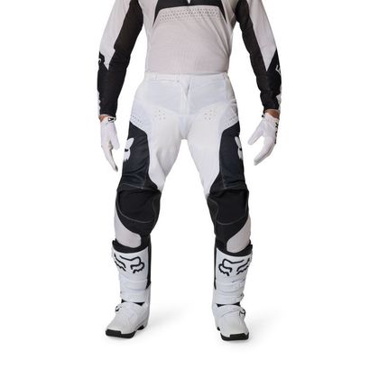 Pantalon cross Fox 180 AIR - TAPER 2026 - Noir / Blanc