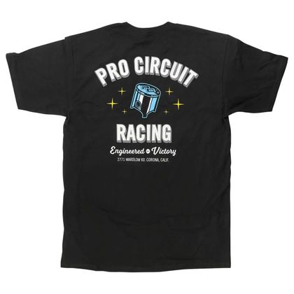 T-Shirt manches courtes Pro Circuit PISTON - Noir