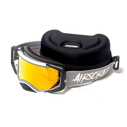 Masque cross Airscreen Aero 02 MX écran clair 2025 - Noir / Blanc