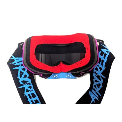 Masque cross Airscreen AERO 01 EX écran clair 2025 - Noir / Rose