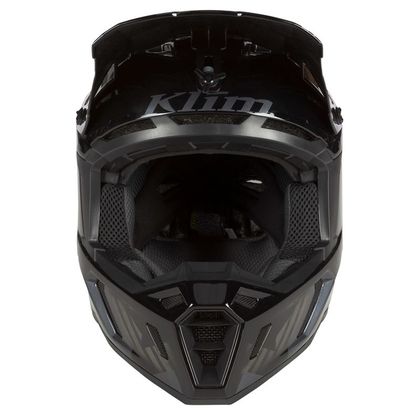 Casco de motocross KLIM F5 AMP 2024 - Gris / Blanco