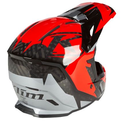 Casque cross KLIM F5 AMP 2024 - Rouge / Gris