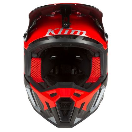 Casque cross KLIM F5 AMP 2024 - Rouge / Gris