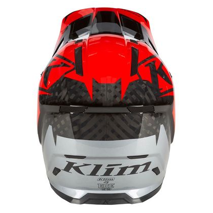 Casque cross KLIM F5 AMP 2024 - Rouge / Gris