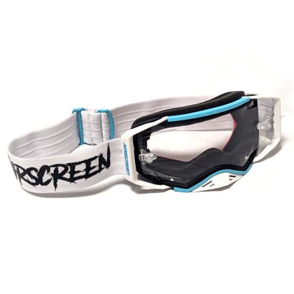 Masque cross Airscreen Aero 02 EX écran clair 2025 - Noir / Blanc Ref : ASM0006 / 001-017-02 