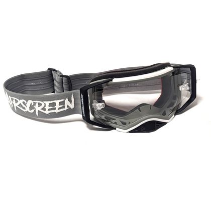 Masque cross Airscreen Aero 03 EX écran clair 2025 - Noir / Blanc Ref : ASM0007 / 001-017-03 