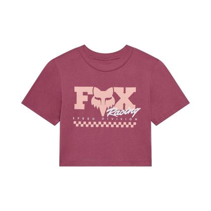 Fox CHECKER WOMEN T-shirt met korte mouwen - Bruin / Geel Ref: FX6452 