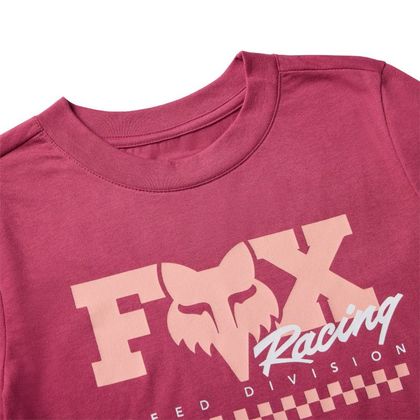 Fox CHECKER WOMEN T-shirt met korte mouwen - Bruin / Geel