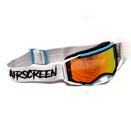 Masque cross Airscreen Aero 02 MX écran Iiridum red 2025 - Noir / Blanc Ref : ASM0018 / 001-018-IR2 