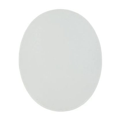Plaque avant Maier Ovale 9"X11" Universel - Blanc
