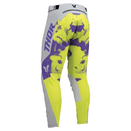 Thor LAUNCH BLEACH 2025 Cross-country pants - Grey / Yellow