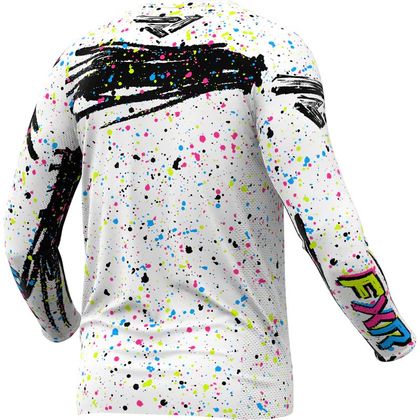 FXR PODIUM ENFANT 2026 Cross jersey - White / Multicolour