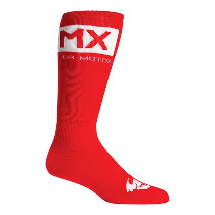 Thor MXCOOL MX-Socken - Rot / Weiß