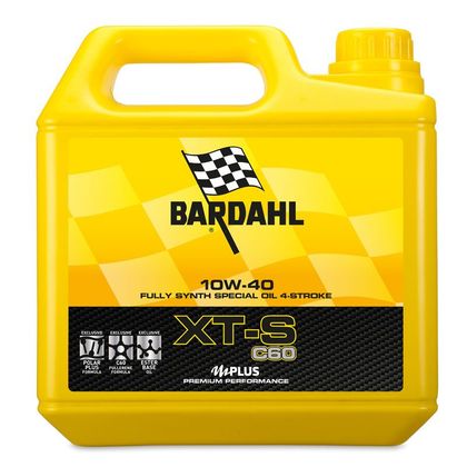 Huile moteur Bardahl XT-S C60 10W40 4 litres universel Ref : BDH0038 / 357049 